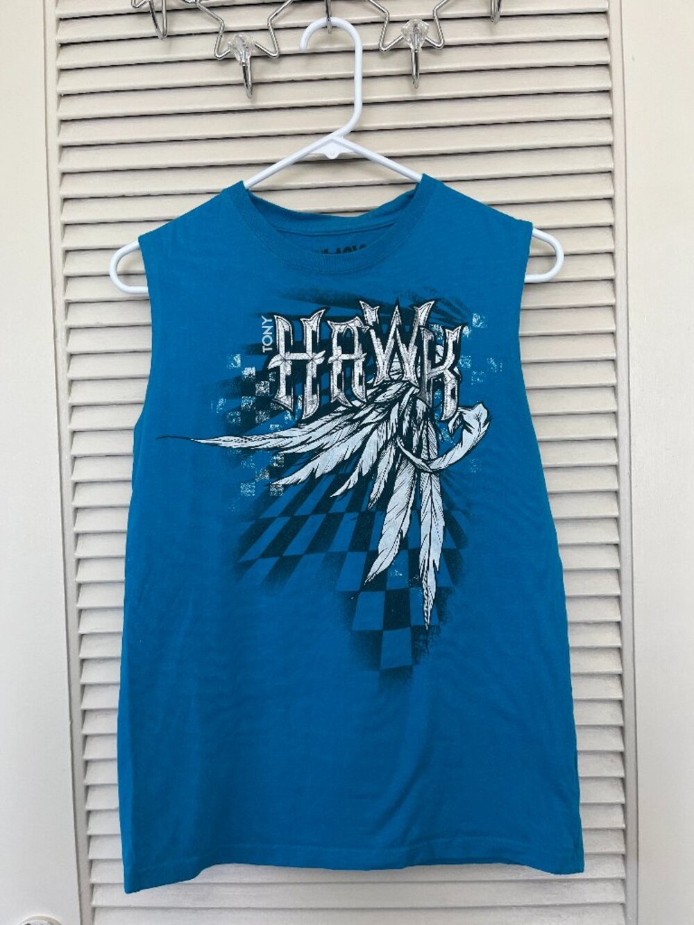 Tony Hawk Women's Blue Sleeveless Top